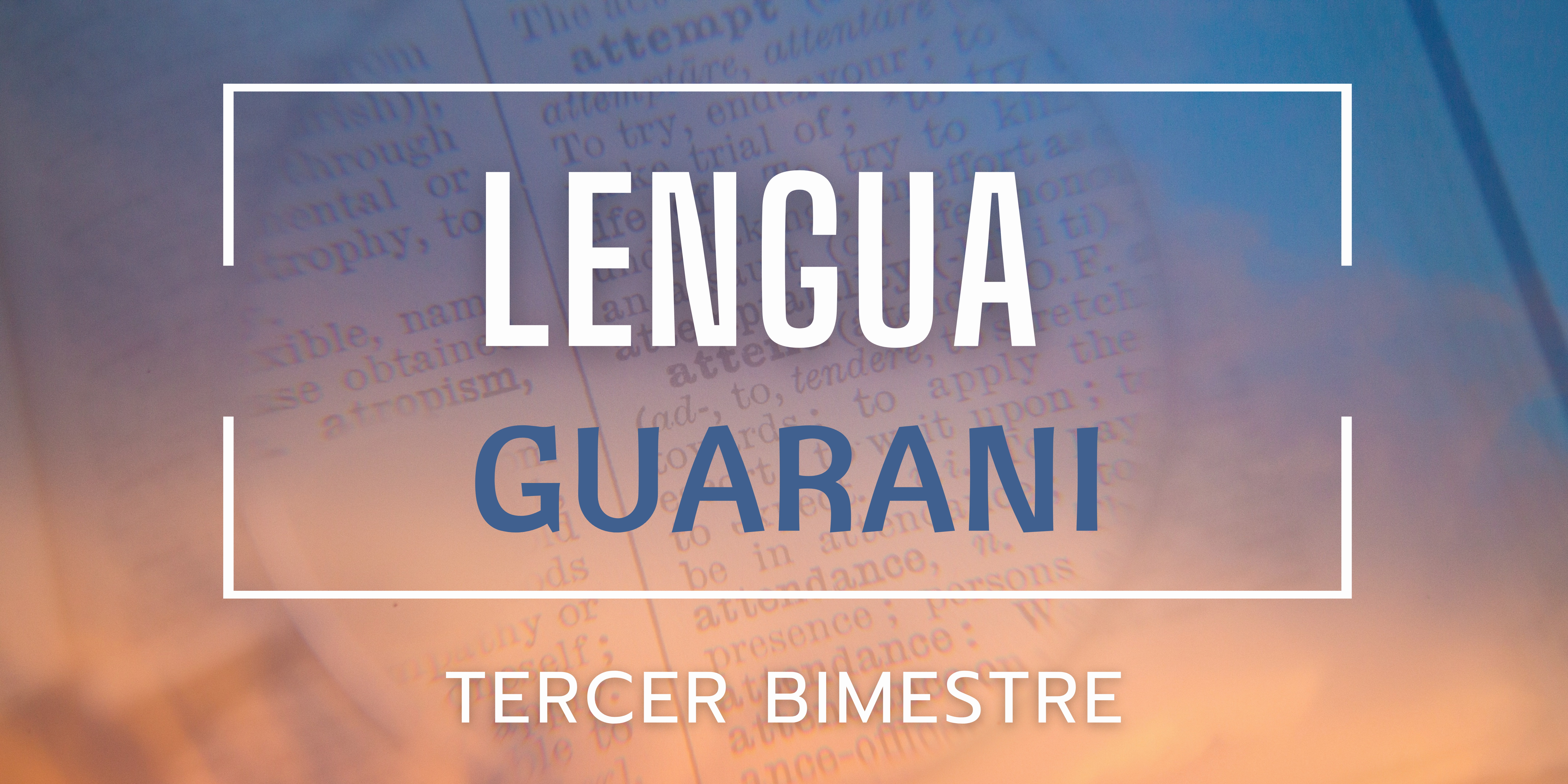 2C3B-205 - Lengua Guarani