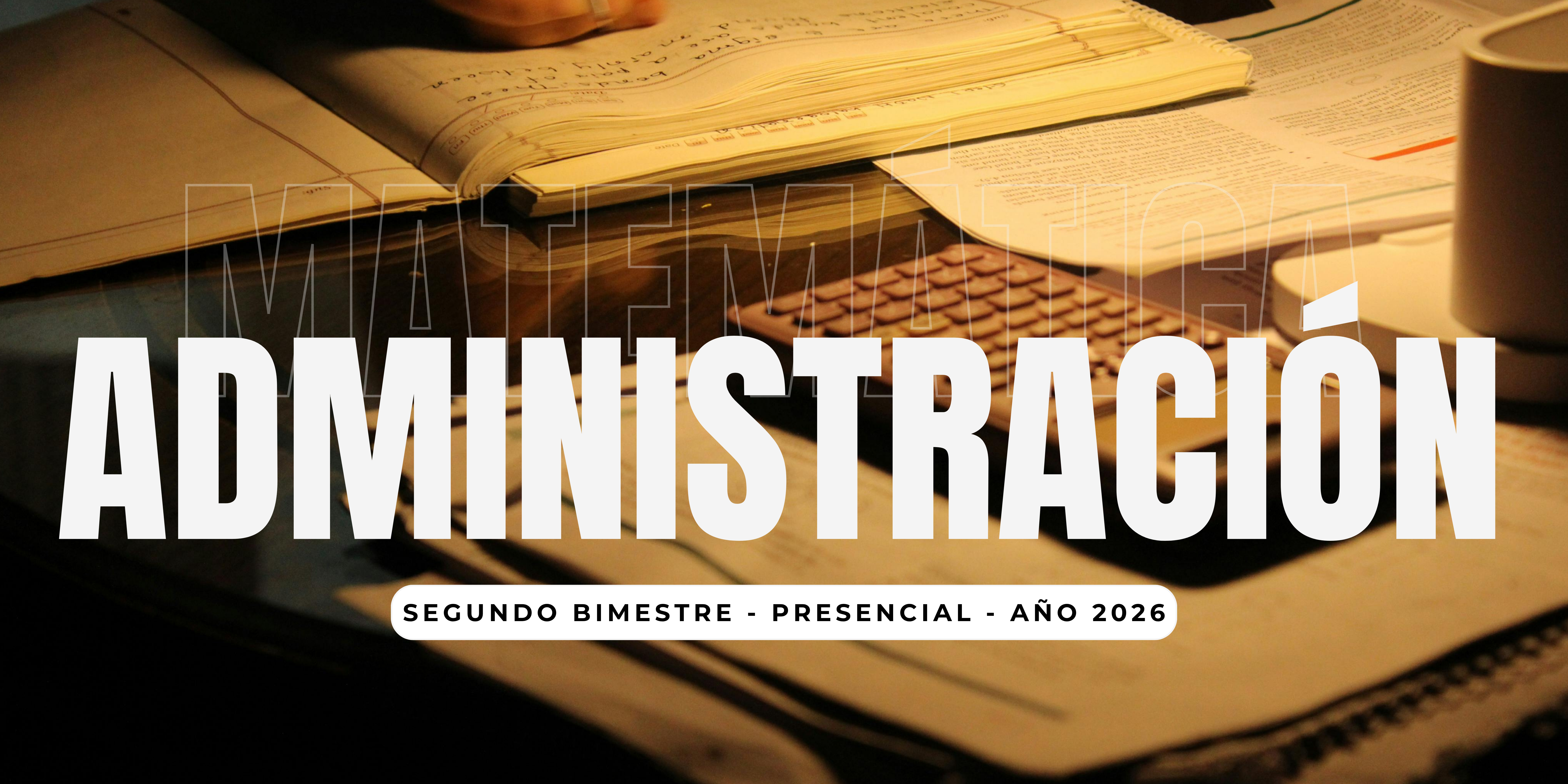 Matemática y Administración - Presencial